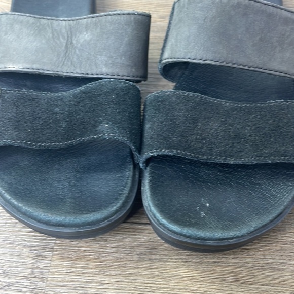 Sorel Women’s Torpeda Slide II Black Leather and SuedeSlip On Sandal,  7.5 - Picture 10 of 10